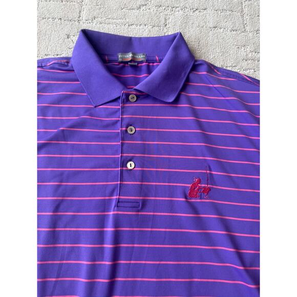 Peter Millar Summer Comfort Striped Short Sleeve Polo - Picture 4 of 7